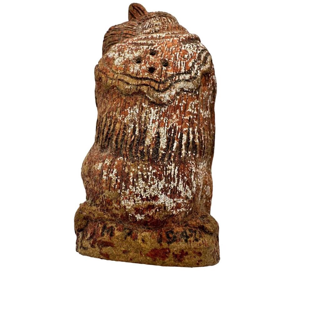Vintage Native American Salt & Pepper Shakers Wood 1940's Souvenir Collectible - Picture 7 of 11
